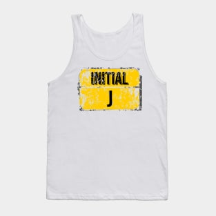 For initials or first letters of names starting with the letter J Tank Top